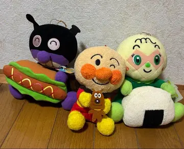 호빵맨 봉제 인형 3체 세트