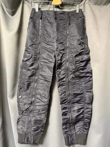 X-girl 블랙 카고 팬츠