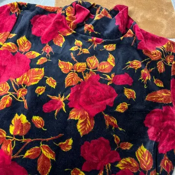 앤티크 MORGAN DE TOI 꽃무늬 벨로아 상의