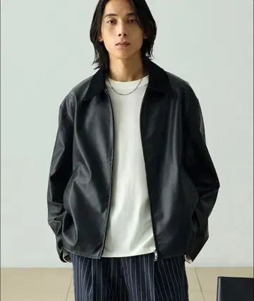 빈티지 스타일 옷깃 코듀로이 절개 숏 자켓 M 사이즈