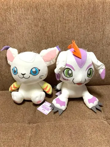 디지몬 어드벤처 큰 봉제 인형 테일몬 고마몬