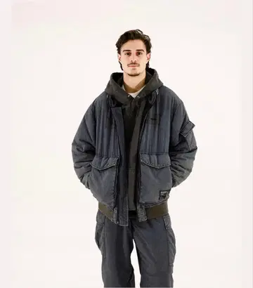 [ AVIREX / F.A.T. ] FADE WASH WEP JACKET