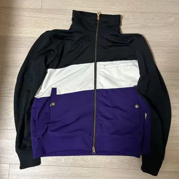 TOMMY 저지 M 사이즈 블랙/화이트/보라색