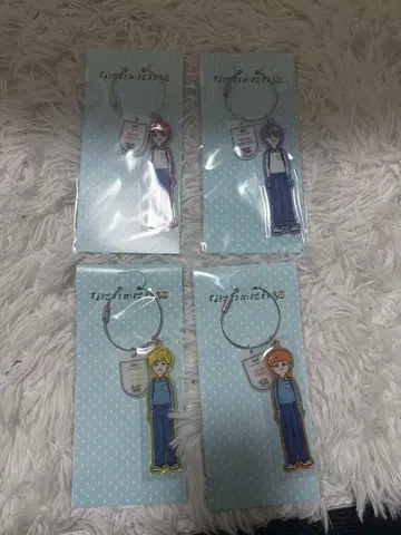 캐릭터 키링 4개 세트