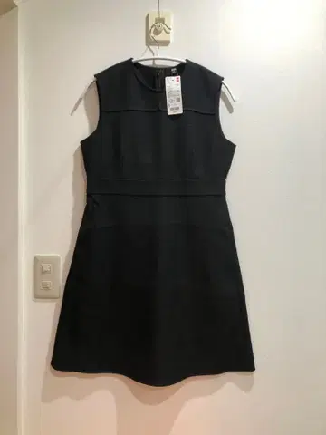 유니클로 UNIQLO 더블 페이스 미니 원피스 원피스 미니 원피스
