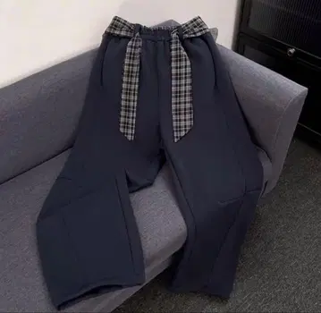 와이드 스웨트 팬츠 Y2K 한국 스트릿