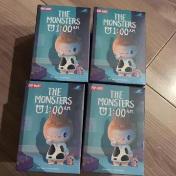 POP MART THE MONSTERS 01:00 AM 4개 세트