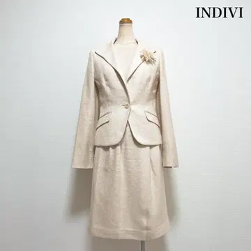 INDIVI 트위드 세레모니 수트 라메 포멀 식전 입학식 입학식