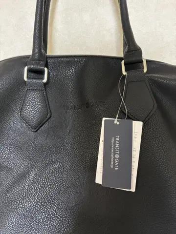 TRANSIT GATE 블랙 토트백