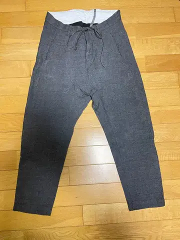 카즈유키 쿠마가이 어태치먼트 와이드 사루엘 팬츠 사이즈 2 다크 그레이