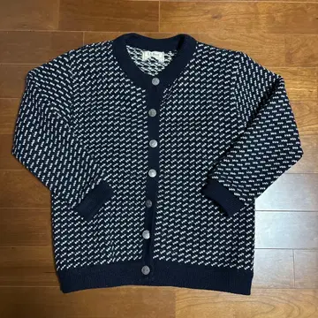 LL bean 버즈아이 니트 가디건 80s 90s