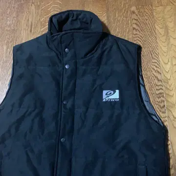 PIKO 블랙 슬리브리스 베스트 M 충전솜