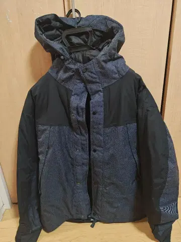 워크맨 퓨전 다운 후드 부착 다운 자켓