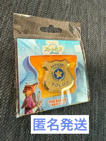 주토피아2 경찰관 배지 핀 배지 핀즈 닉 디즈니
