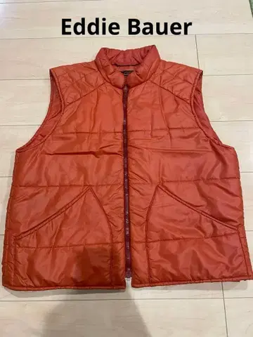 Eddie Bauer 오렌지 다운 베스트