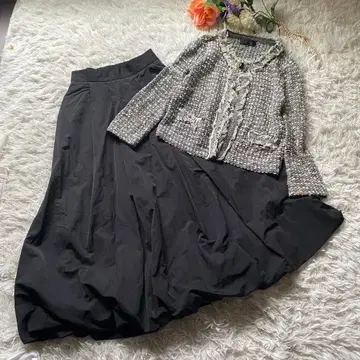 UNTITLED 트위드 스커트 셋업