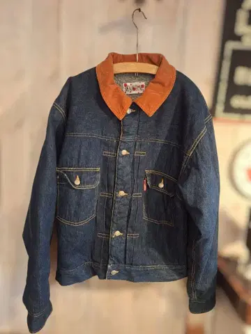 DENIM & SUPPLY 보아 안감 따뜻한 데님 자켓