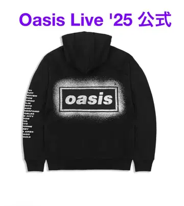 일본 미발매 새상품 Oasis Live '25 공식 후드티
