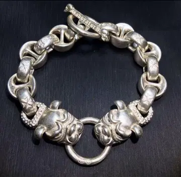 실버 925 불헤드 팔찌