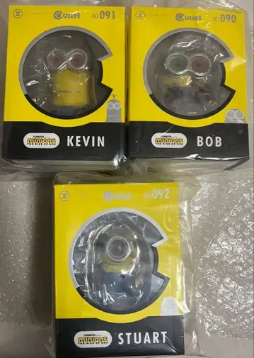 큐티 1 [미니언즈] 3세트 미개봉품