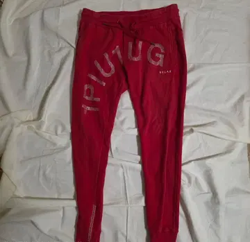 [레어] 1PIU1UG RELAX 레드 맨투맨 큐빅 XXL