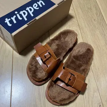 trippen 샌들 무스탕