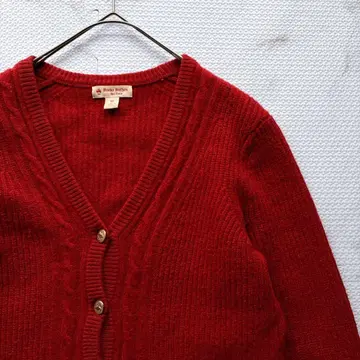 새상품급 BROOKS BROTHERS 브룩스브라더스 가디건 빨간색