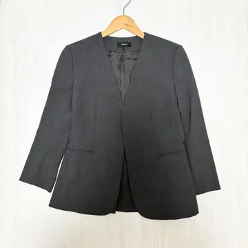 Theory/띠어리 노카라 자켓 그레이 2