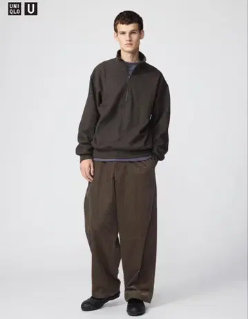유니클로 U 코듀로이 유틸리티 팬츠 M 브라운 UNIQLO U