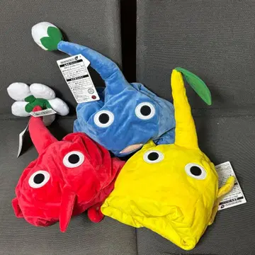 피크민 캐릭터 모자 세트 3종