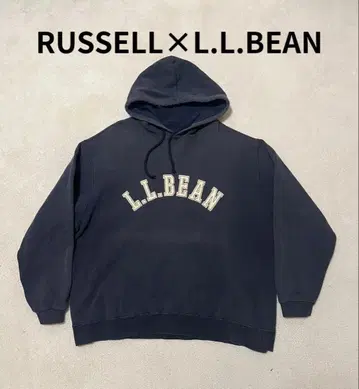 페이드 L.L.BEAN x RUSSELL 후드티 네이비 XL