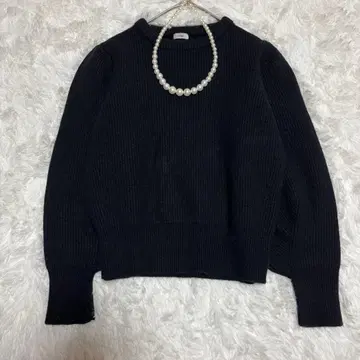 컨디션 최상 [ IENA ] 퍼프 슬리브 울 니트