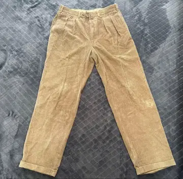 Faconnable 코듀로이 와이드 팬츠 베이지