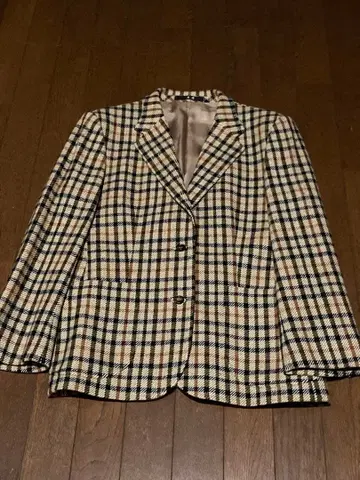 DAKS 닥스 체크 무늬 테일러드 자켓