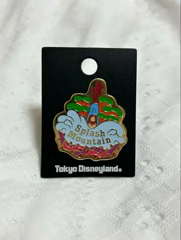 디즈니 어트랙션 스플래쉬 마운틴 핀 배지