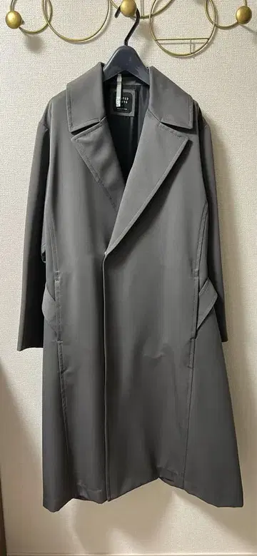 UNITED TOKYO 타이 로켄 코트 사이즈 1 그레이