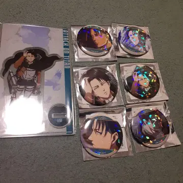 리바이 캔뱃지 세트 아크릴 스탠드 포함