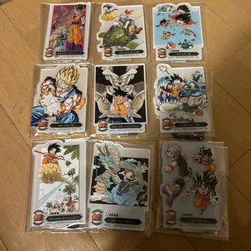 제일복권 드래곤볼 40주년 제2탄 F상 9개 세트