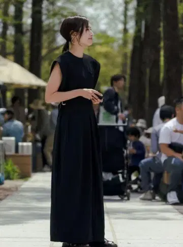 [명품] frey 올인원 원피스/블랙 S