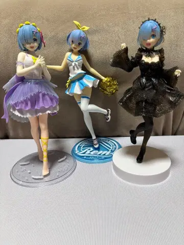 Re: 제로부터 시작하는 이세계 생활 리제로 렘 3체 세트 피규어 3