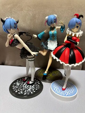 Re: 제로부터 시작하는 이세계 생활 리제로 렘 3체 세트 피규어 5