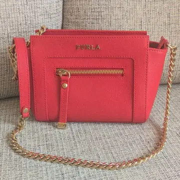 [ 새상품급 ] FURLA 레드 숄더백 귀여워요!