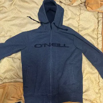 O'Neill 블랙 집업 후드티