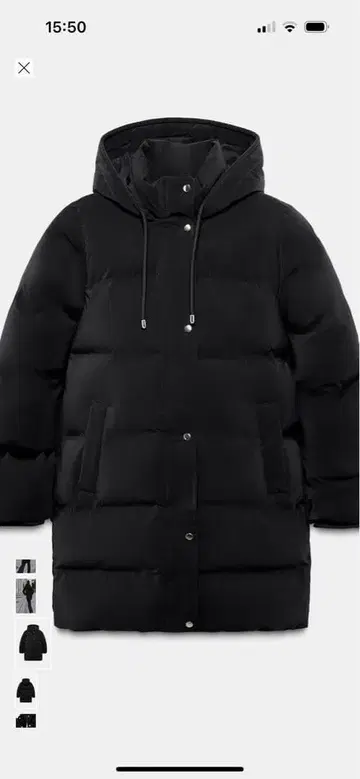 ZARA 블랙 코트 L