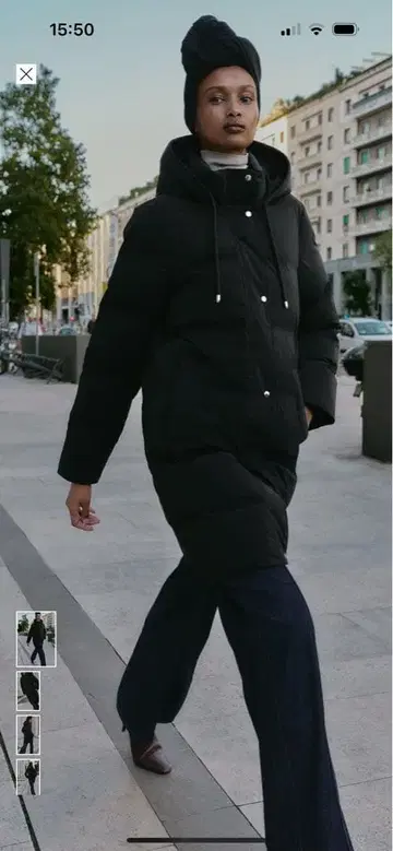 ZARA 블랙 코트 L