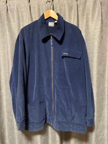 새상품급 90s Quiksilver 코듀로이 집업 블루종 L 사이즈