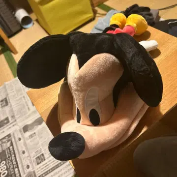 미키마우스 봉제 인형 모자
