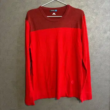 J.Lindeberg 린드버그 레드 스웨터 L 사이즈 남성용 골프