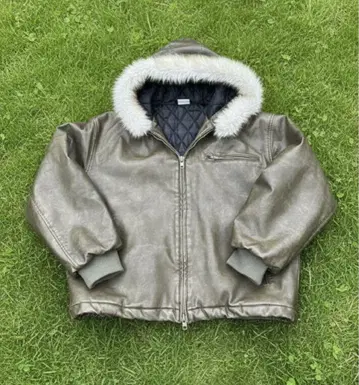 [ 새상품급 ] WISH FOR EVERY 블루종 브라운 사이즈 M