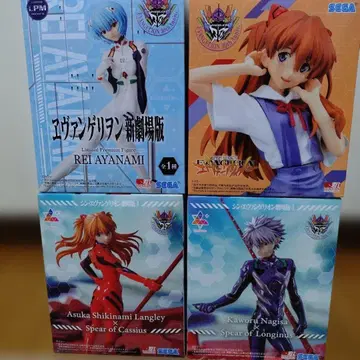 에반게리온 피규어 세트 4체